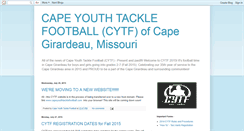 Desktop Screenshot of capeyouthfootball.blogspot.com