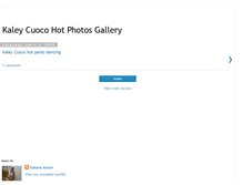 Tablet Screenshot of kaleycuocohotphotosgallery.blogspot.com