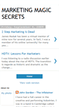 Mobile Screenshot of marketingmagicsecrets.blogspot.com