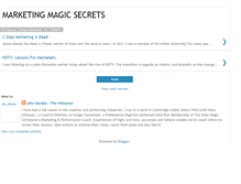 Tablet Screenshot of marketingmagicsecrets.blogspot.com