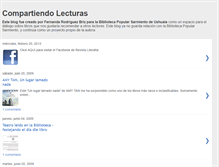 Tablet Screenshot of compartiendolecturas.blogspot.com