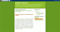 Desktop Screenshot of ecologia-economia.blogspot.com