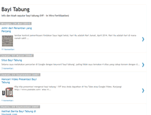 Tablet Screenshot of bayi-tabung.blogspot.com