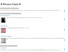 Tablet Screenshot of prince-ss-closet.blogspot.com