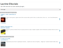 Tablet Screenshot of lacrimedacciaio.blogspot.com