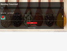 Tablet Screenshot of mondaygourmet.blogspot.com