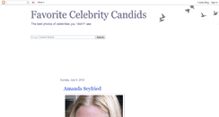 Desktop Screenshot of favoritecelebritycandids.blogspot.com