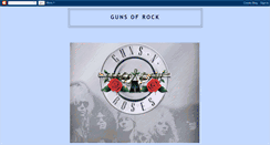 Desktop Screenshot of gunsofrock.blogspot.com