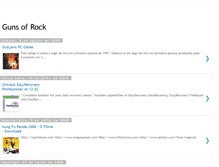 Tablet Screenshot of gunsofrock.blogspot.com