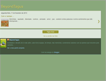 Tablet Screenshot of beyondtagus.blogspot.com