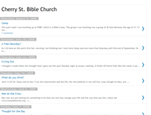 Tablet Screenshot of cherrystbiblechurch.blogspot.com