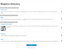 Tablet Screenshot of blogskinsdirectory.blogspot.com