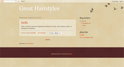 Desktop Screenshot of hairstyles-great.blogspot.com