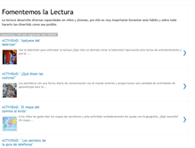 Tablet Screenshot of fomentarlalectura.blogspot.com