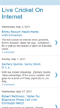 Mobile Screenshot of elivecricketoninternet.blogspot.com