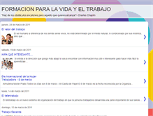 Tablet Screenshot of formacionvidaytrabajo.blogspot.com