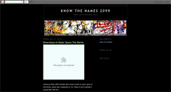 Desktop Screenshot of knowthenames2099.blogspot.com
