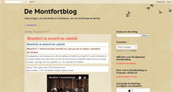 Desktop Screenshot of demontfortblog.blogspot.com