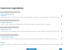 Tablet Screenshot of guerrero-legendario.blogspot.com