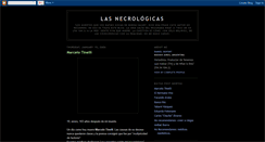 Desktop Screenshot of lasnecrologicas.blogspot.com