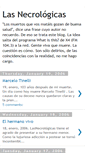 Mobile Screenshot of lasnecrologicas.blogspot.com