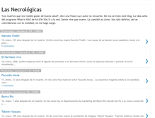 Tablet Screenshot of lasnecrologicas.blogspot.com