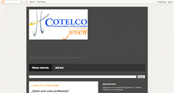 Desktop Screenshot of cotelcojoven.blogspot.com