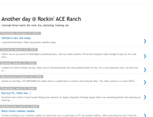 Tablet Screenshot of coloradohorseranch.blogspot.com