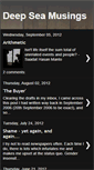 Mobile Screenshot of deepseamusings.blogspot.com