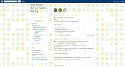 Desktop Screenshot of goatzebra.blogspot.com