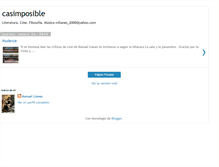 Tablet Screenshot of casimposible.blogspot.com