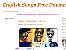 Tablet Screenshot of englishsongslatest.blogspot.com