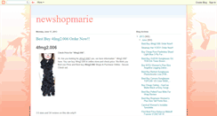 Desktop Screenshot of newshopmarie.blogspot.com