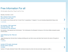 Tablet Screenshot of free-information4all.blogspot.com