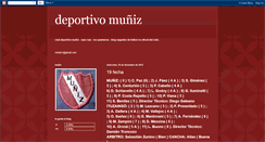 Desktop Screenshot of deportivomuniz.blogspot.com