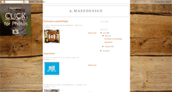 Desktop Screenshot of amazedesign.blogspot.com