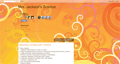 Desktop Screenshot of mrsjacksonsscience.blogspot.com