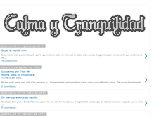 Tablet Screenshot of calmaytranquilidad.blogspot.com