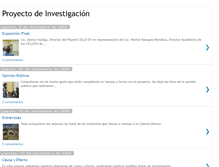 Tablet Screenshot of cecyt04proyecto.blogspot.com