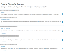 Tablet Screenshot of dramaqueensmomma.blogspot.com