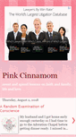 Mobile Screenshot of pinkcinnamom.blogspot.com