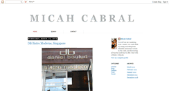 Desktop Screenshot of micahcabral.blogspot.com