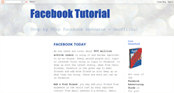 Desktop Screenshot of facebooktutorialinfo.blogspot.com