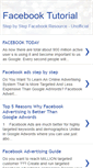 Mobile Screenshot of facebooktutorialinfo.blogspot.com