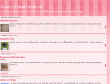 Tablet Screenshot of karenscricutcreations.blogspot.com