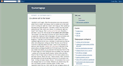 Desktop Screenshot of fyunorogsqx1943.blogspot.com