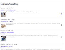 Tablet Screenshot of leithalyspeaking.blogspot.com