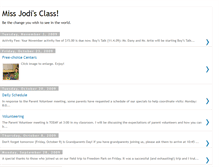 Tablet Screenshot of missjodisclass.blogspot.com