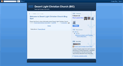 Desktop Screenshot of desertlightchristian.blogspot.com
