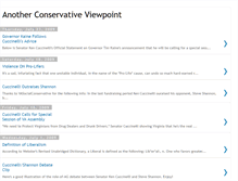 Tablet Screenshot of anotherconservativeviewpoint.blogspot.com